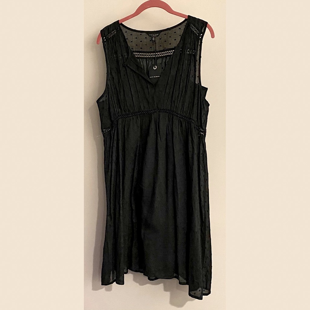 Sleeveless Eyelet Dress